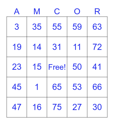 QUALITY ATTRACTS QUALITY Bingo Card