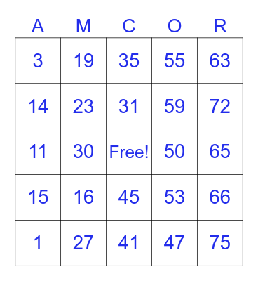 QUALITY ATTRACTS QUALITY Bingo Card