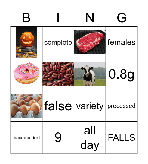 HAPPY HALLOWEEN Bingo Card