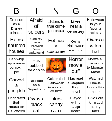 Finance Ninjas Halloween Bingo Card