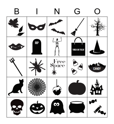 Spooky Bingo Card