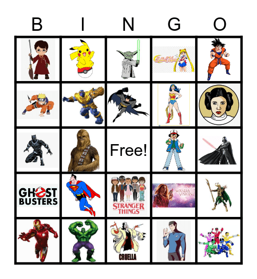 SpartanCon Bingo Card