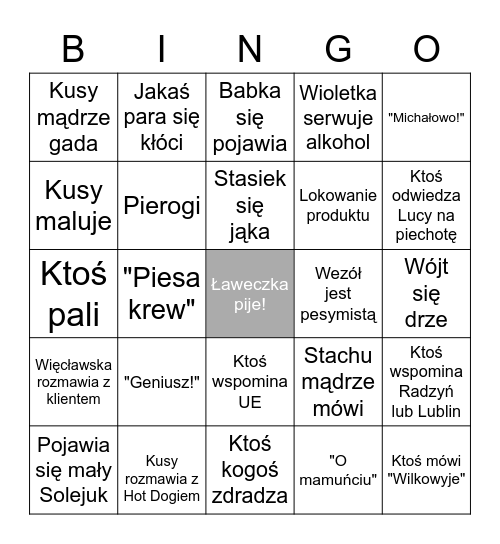Ranczawka Bingo Card