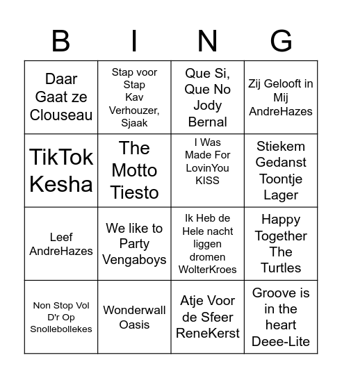 Dreamcatch Oktoberfest Hit Bingo Card