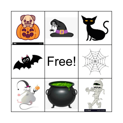 Halloween Bingo Card