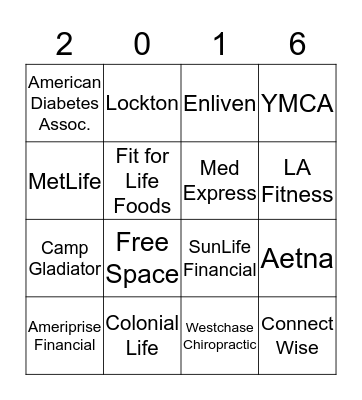 Benefit Fair Bingo Card