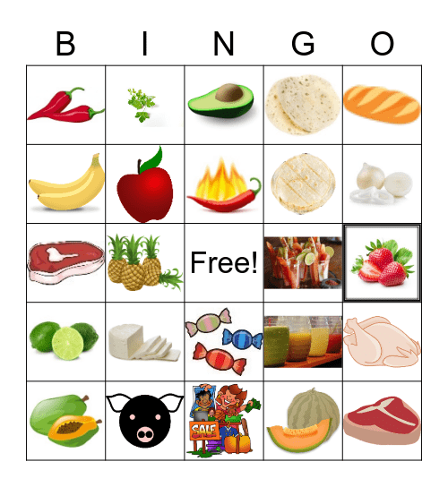 Around Town Bingo Card
