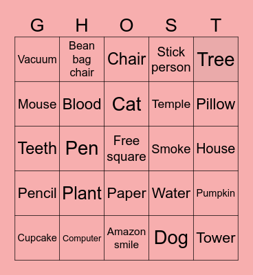 guess that picture Bingo Card