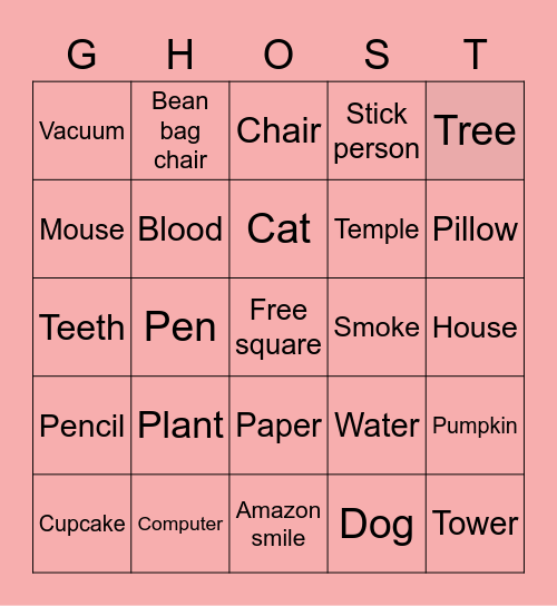 guess that picture Bingo Card