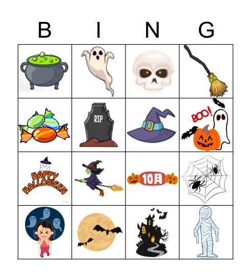 HALLOWEEN BINGO Card