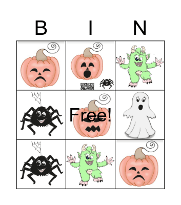 Halloween Bingo Card