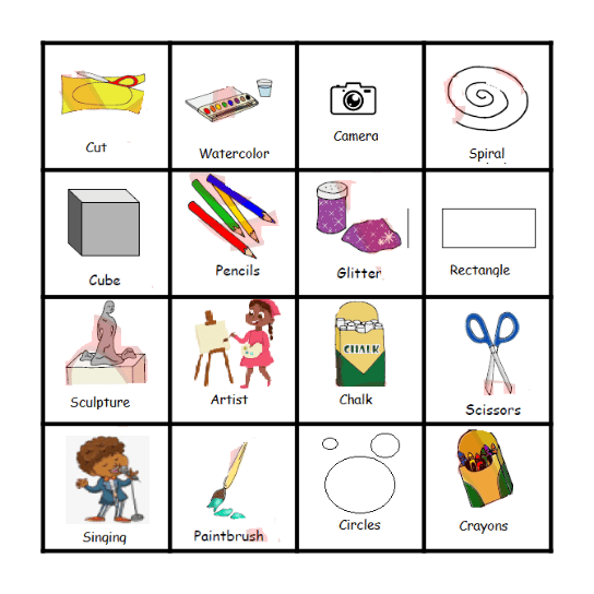 Art Bingo! Bingo Card