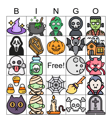 HALLOWEEN Bingo Card