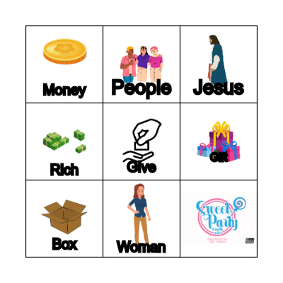 The Widows Gift Bingo Card