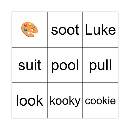 WOODEN HOOK vs. TURQUOISE TOY Bingo Card