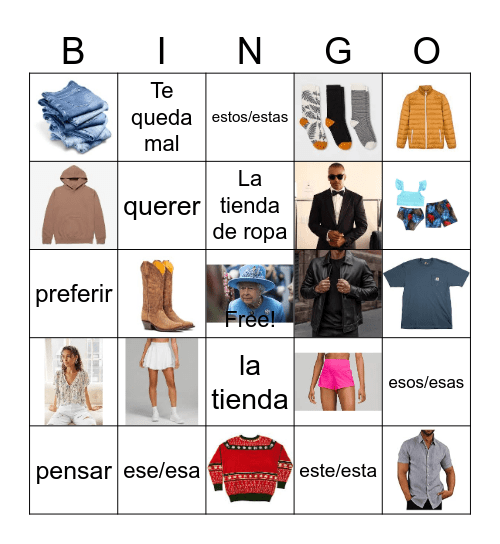 LA ROPA Bingo Card