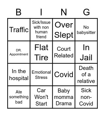 Temp Bing Bingo Card