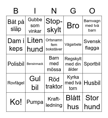 SÄFSEN 2023 Bingo Card