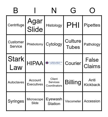 LABORATORY COMPLIANCE Bingo Card