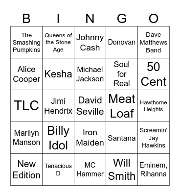 Halloween #2 Bingo Card