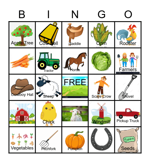 FARM Bingo Card