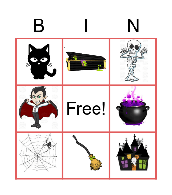 Halloween Bingo Card
