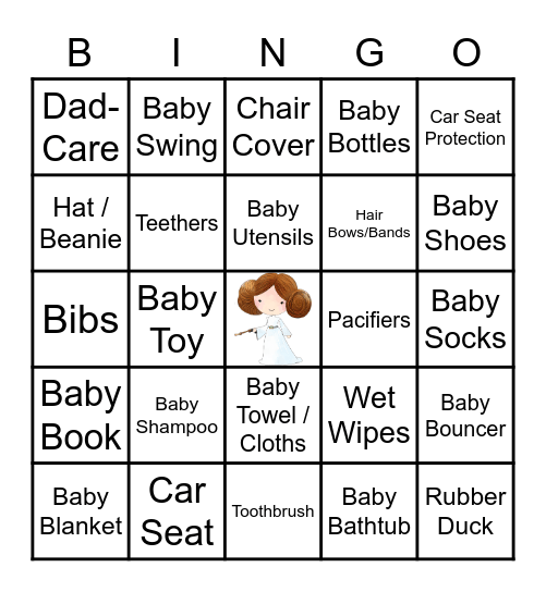 BABY SHOWER! Bingo Card