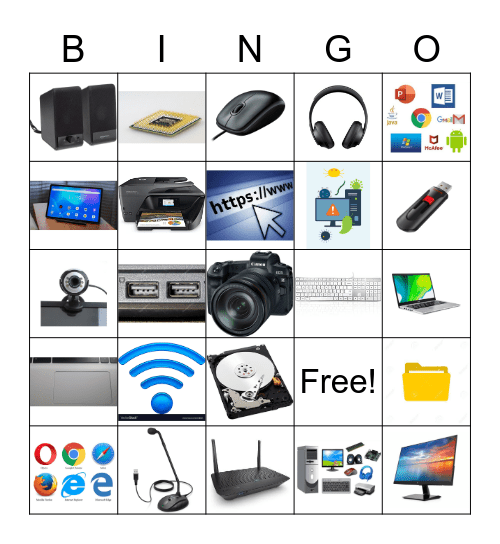 Computer Bingo! Bingo Card