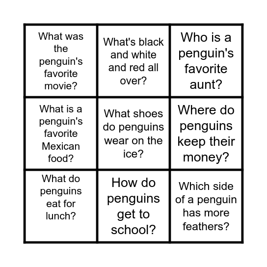 The HUNT is ON!  Find Piper! Bingo Card