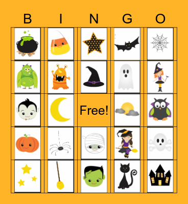 Halloween Bingo!!! Bingo Card
