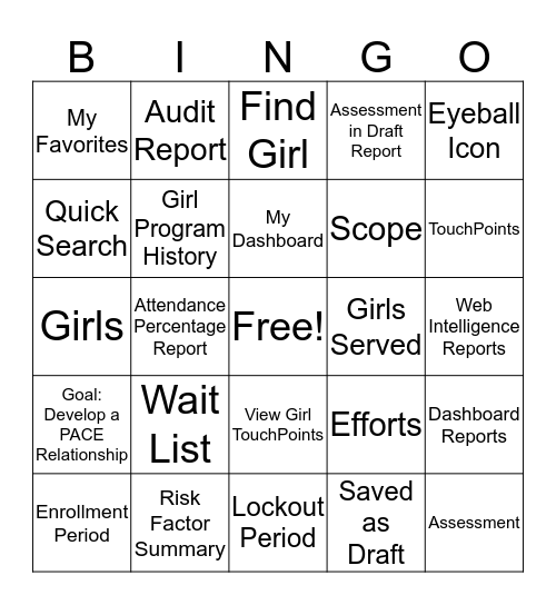 ETO Bingo Card