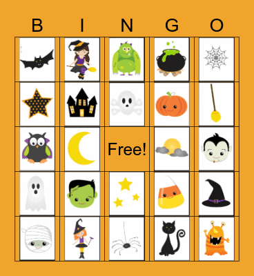 Halloween Bingo!!! Bingo Card