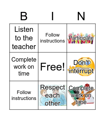 Teamwork Bingo Card