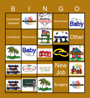 Surprise & Delight Bingo! Bingo Card