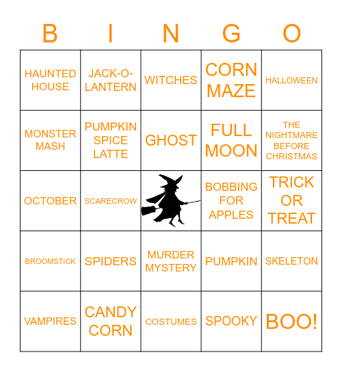 HALLOWEEN BINGO Card