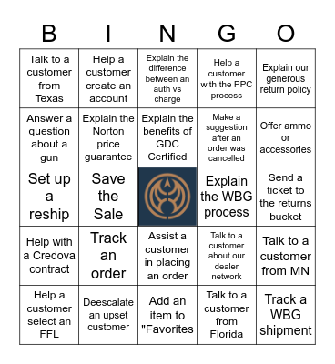 GDC Bingo Card