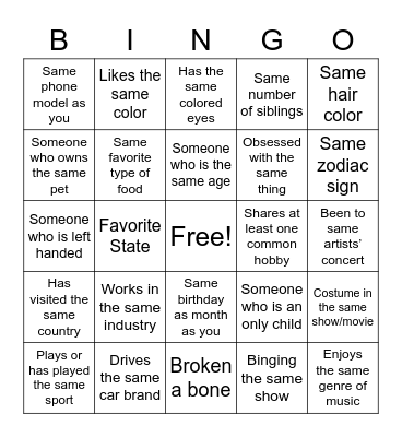 HALLOWEEN BINGO Card