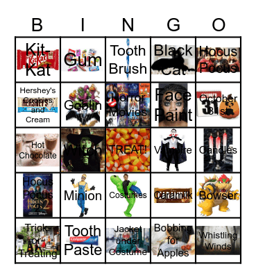 HALLOWEEN Bingo Card