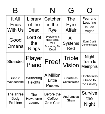 NaperWrimo 2022 Nano Kickoff Party Bingo Card