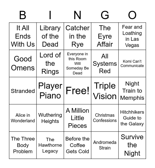 NaperWrimo 2022 Nano Kickoff Party Bingo Card