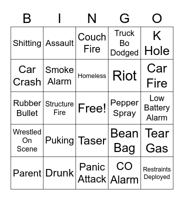 Halloween Bingo Card