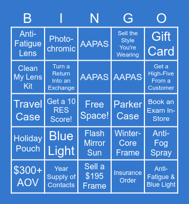 Weekly Goal Bingo! Bingo Card