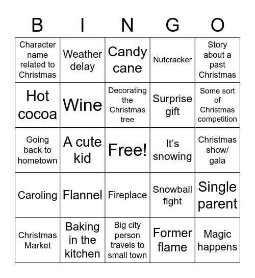 Christmas Bingo Card