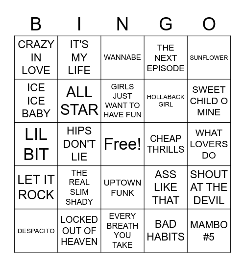 HAPPY BIRTHDAY LYDIA COVER ALL Bingo Card