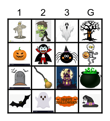 Halloween Bingo Card