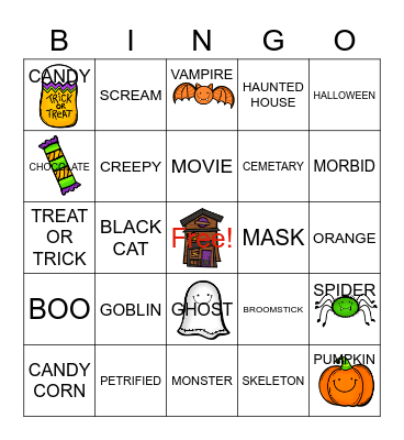 HALLOWEEN BINGO Card