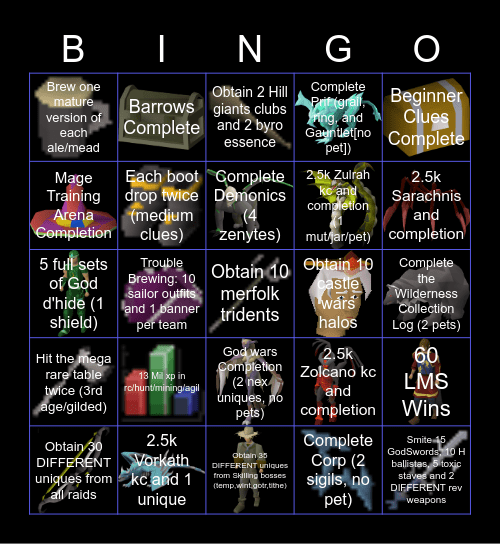 Rent Free BDE Bingo 2022 Bingo Card