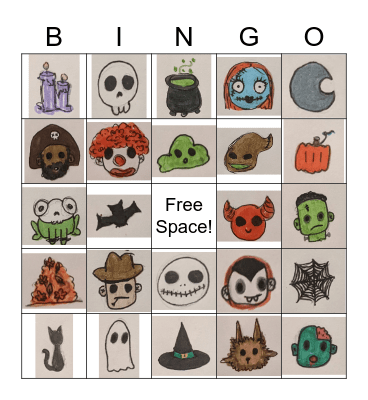 Vesper's Halloween Bingo Card