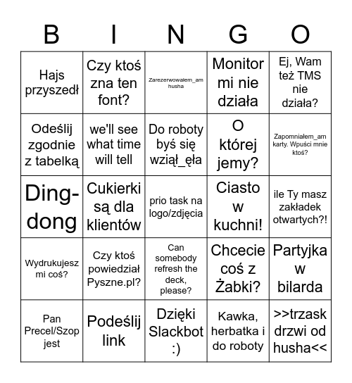 🎃 Monthly 🎃 Bingo Card