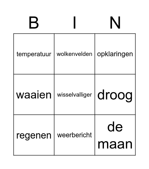 halloweennight Bingo Card